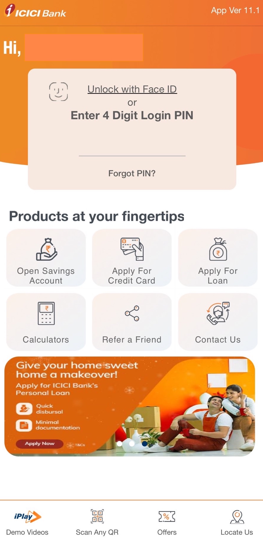 Enable ICICI Bank Credit Card Transaction Online