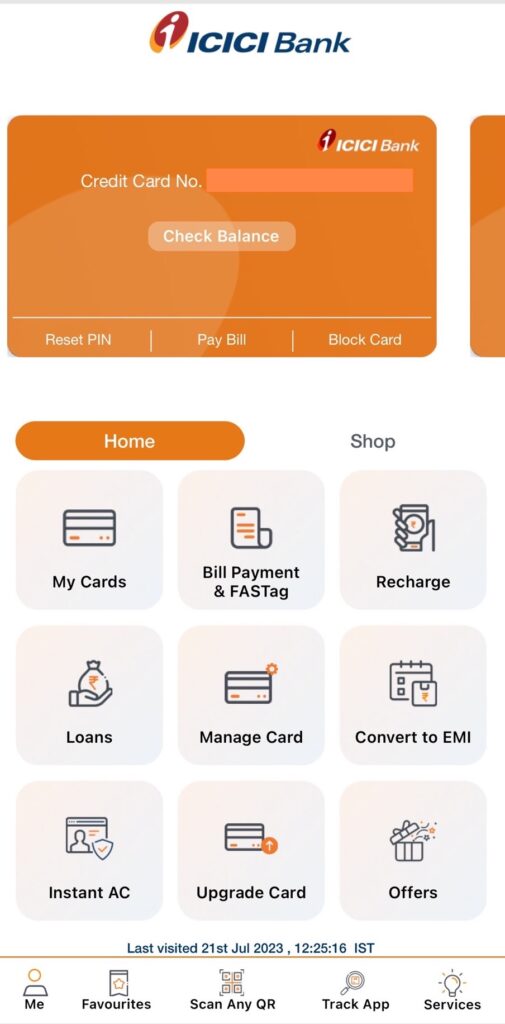 Enable ICICI Bank Credit Card Transaction Online